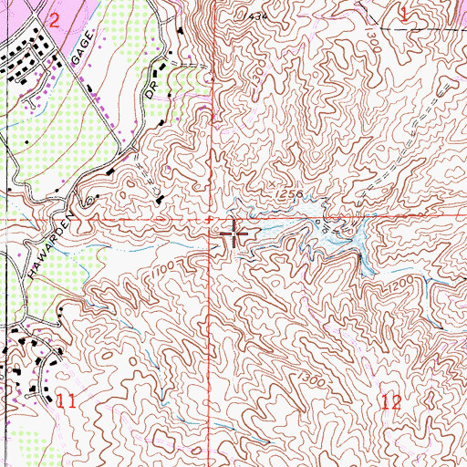 Topographic Map of Alessandro 1003-003 Dam, CA