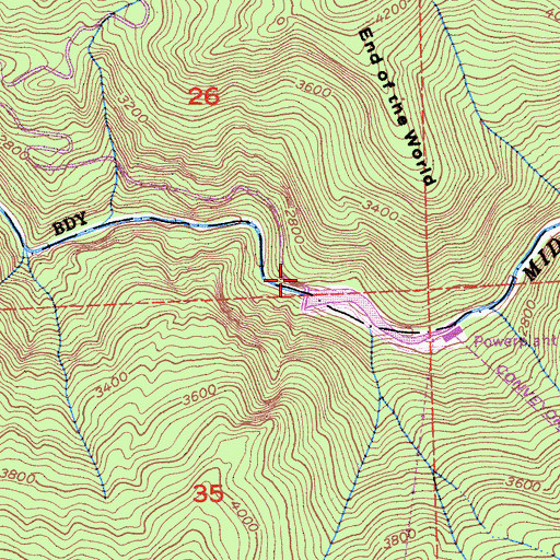 Topographic Map of Interbay 1030-003 Dam, CA