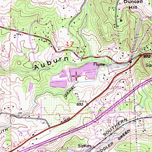 Topographic Map of Sewer S Pond 5 1048 Dam, CA