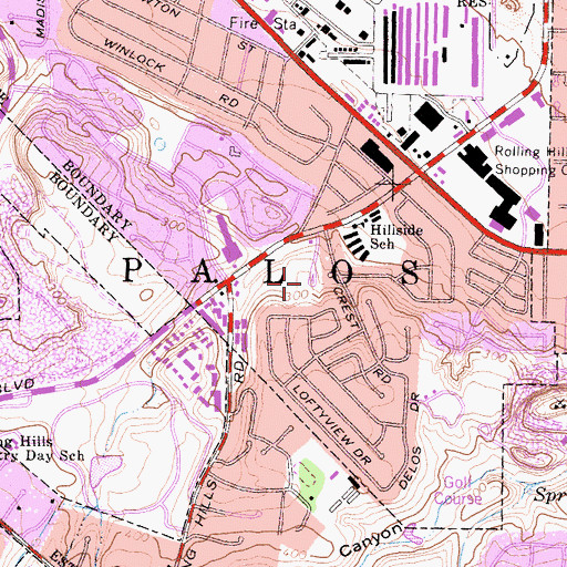 Topographic Map of 10 Mg Walteria 1049 Dam, CA