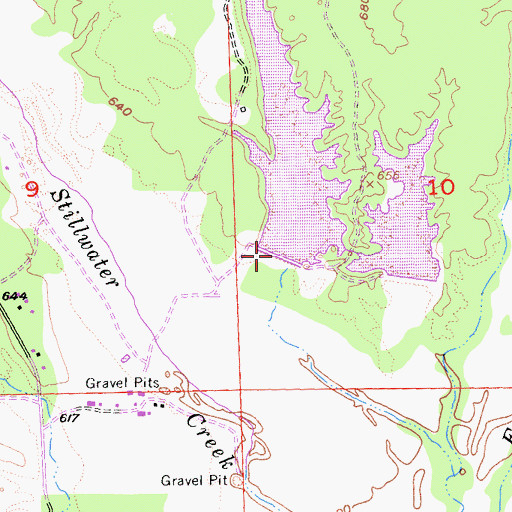 Topographic Map of Ross Number 1 1222 Dam, CA