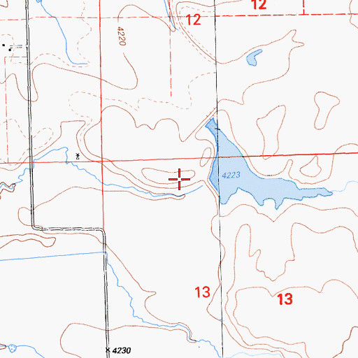 Topographic Map of Albaugh Number 1 1242 Dam, CA