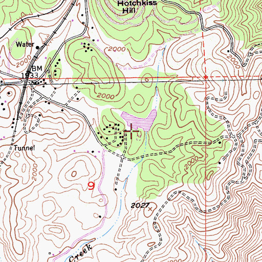 Topographic Map of Boole 1320 Dam, CA