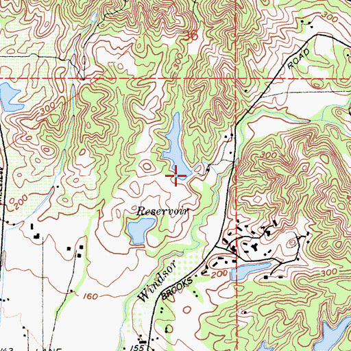 Topographic Map of Lagunita 1427 Dam, CA