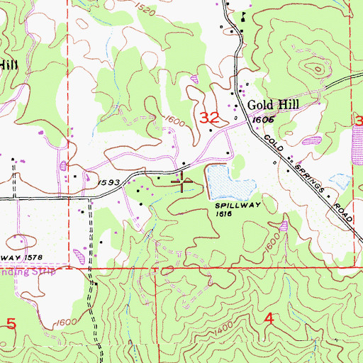 Topographic Map of Veerkamp 1465 Dam, CA