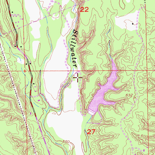 Topographic Map of Nash 2222 Dam, CA