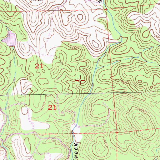 Topographic Map of Niegel 2462 Dam, CA