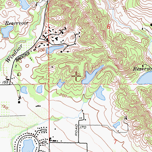 Topographic Map of Refvem Number 1 3421 Dam, CA