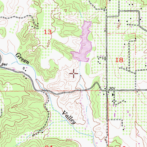 Topographic Map of Lake Helen 3425 Dam, CA