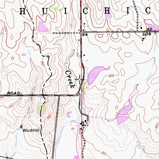 Topographic Map of Buena Vista Winery 4422 Dam, CA