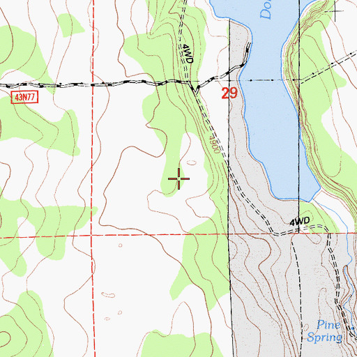 Topographic Map of Cloverswale 112-003 Dam, CA