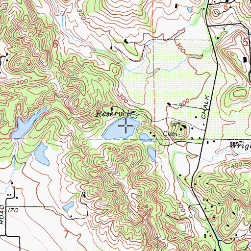 Topographic Map of Greeott 420 Dam, CA