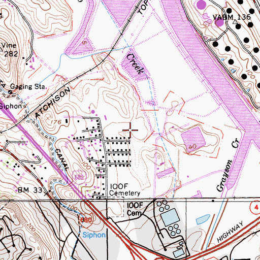 Topographic Map of Clearwell Phase 2 1082-002 Dam, CA