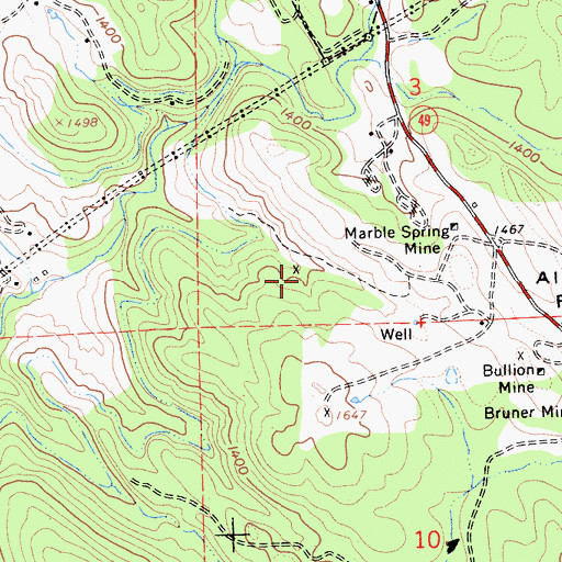 Topographic Map of Holman 2006 Dam, CA