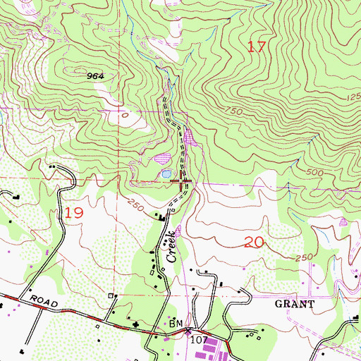 Topographic Map of Santa Monica Debris 2010 Dam, CA