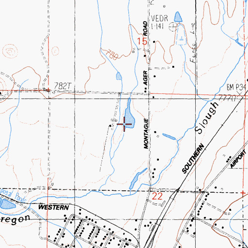 Topographic Map of Montague Number 2 2012 Dam, CA