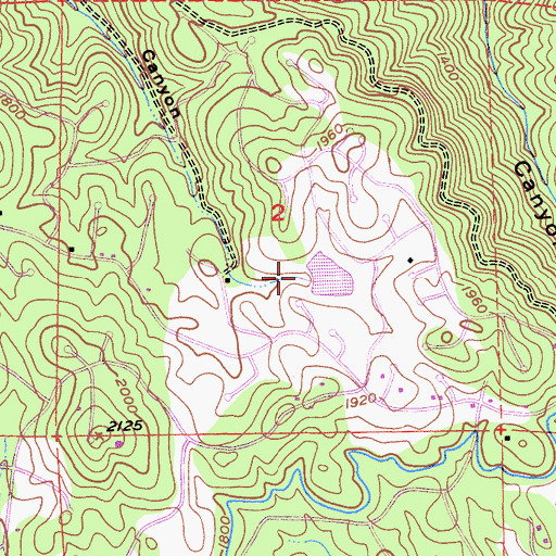 Topographic Map of Auburn Lake Trails 3467 Dam, CA