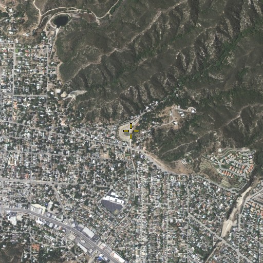 Aerial/Satellite Image of Blanchard Debris Dam, CA