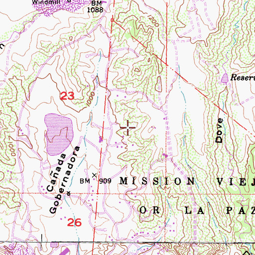 Topographic Map of Portola 2013-002 Dam, CA