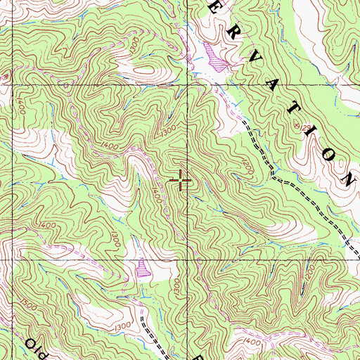 Topographic Map of Oat Hill Reservoir Dam, CA