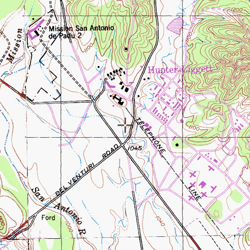 Topographic Map of Engineer Dam, CA