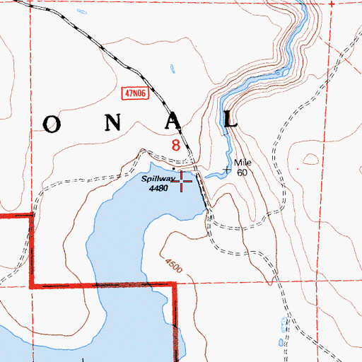 Topographic Map of Clear Lake Dam, CA