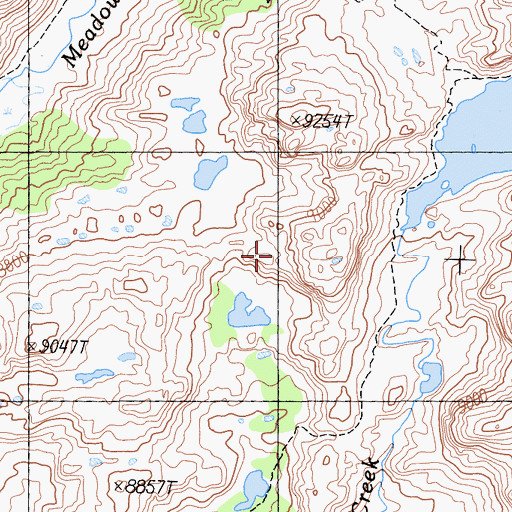 Topographic Map of Buck Lake Dam, CA