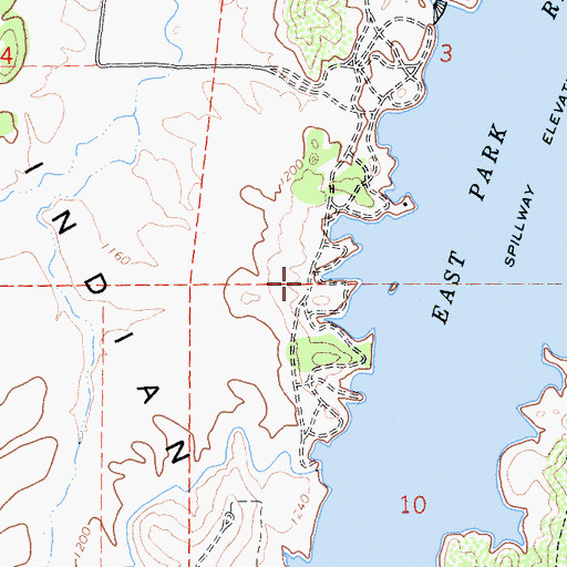 Topographic Map of Coleman Dike Dam, CA