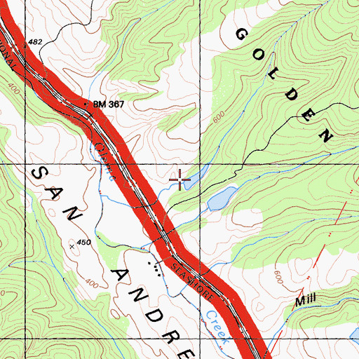 Topographic Map of Hagmaier Pond North, CA
