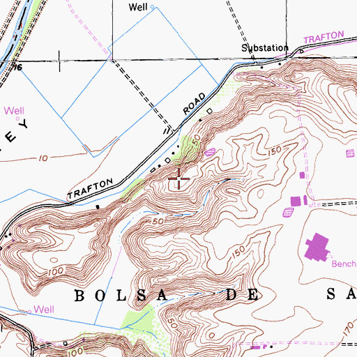 Topographic Map of KLAU-AM (Capitola), CA