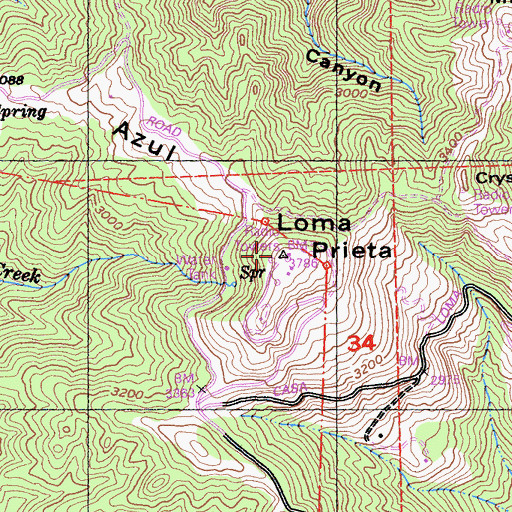 Topographic Map of KKUP-FM (Cupertino), CA