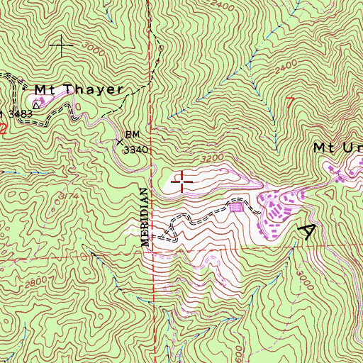 Topographic Map of KKUP-FM (Cupertino), CA