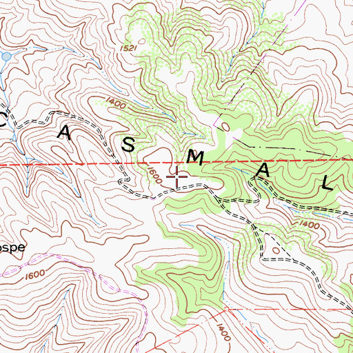 Topographic Map of KOHD-FM (Guadalupe), CA