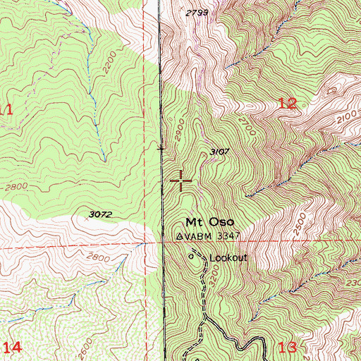 Topographic Map of KOSO-FM (Patterson), CA