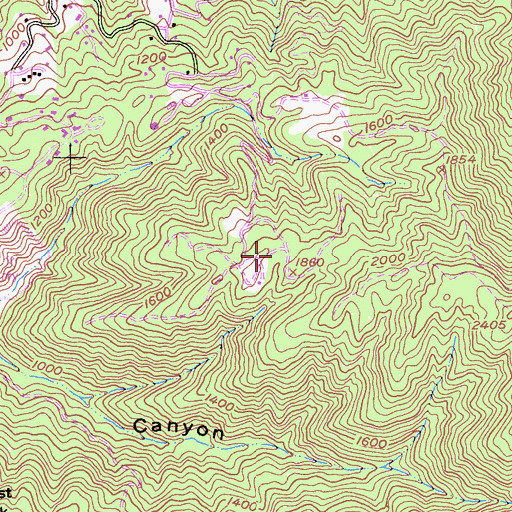 Topographic Map of KOME-FM (San Jose), CA