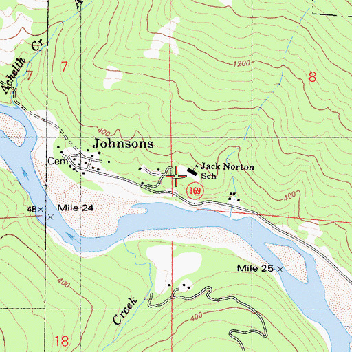 Topographic Map of Jack Norton Elementary School, CA