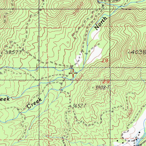Topographic Map of Parrot Mill (historical), CA