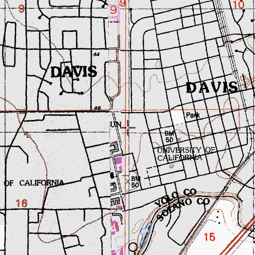 Topographic Map of Toomey Field, CA