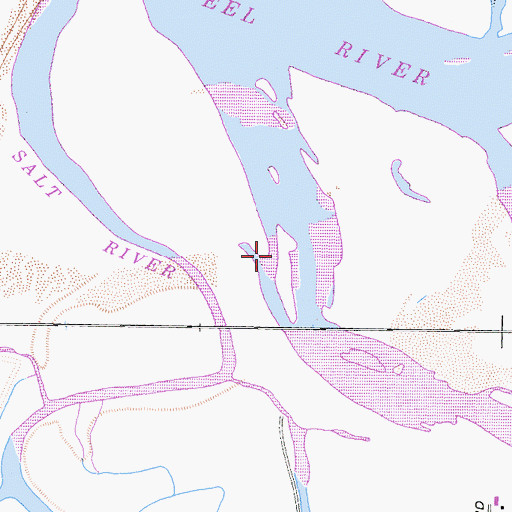 Topographic Map of Camp Weott (historical), CA
