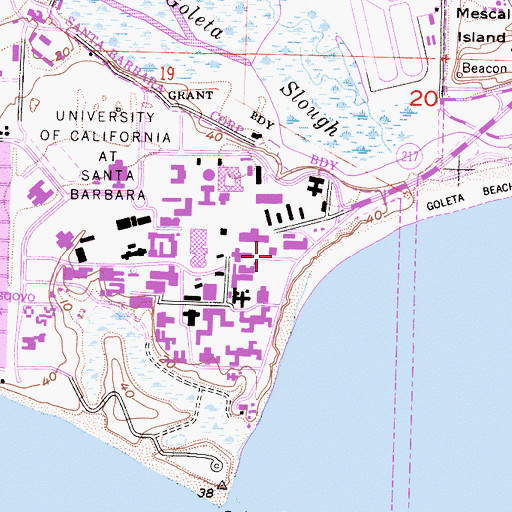 Topographic Map of Woodhouse Laboratory, CA