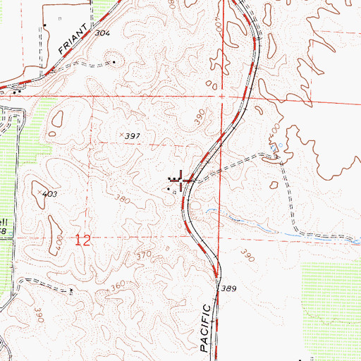 Topographic Map of El Prado (historical), CA