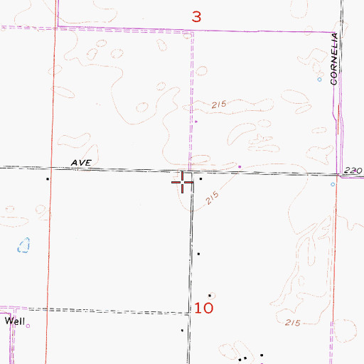 Topographic Map of Elkhorn School (historical), CA