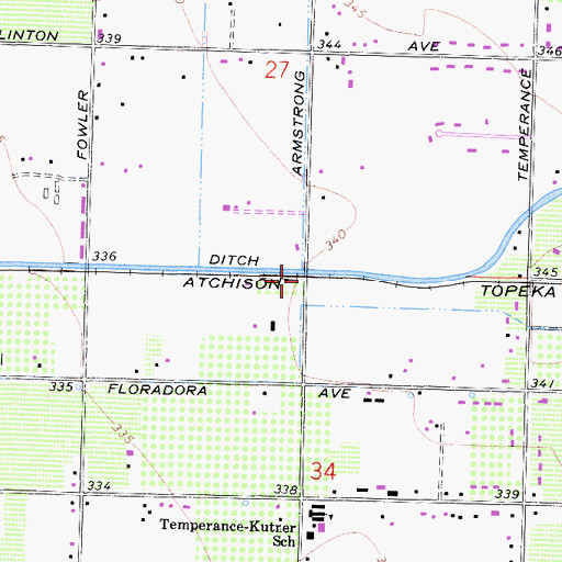 Topographic Map of Fort Camp (historical), CA