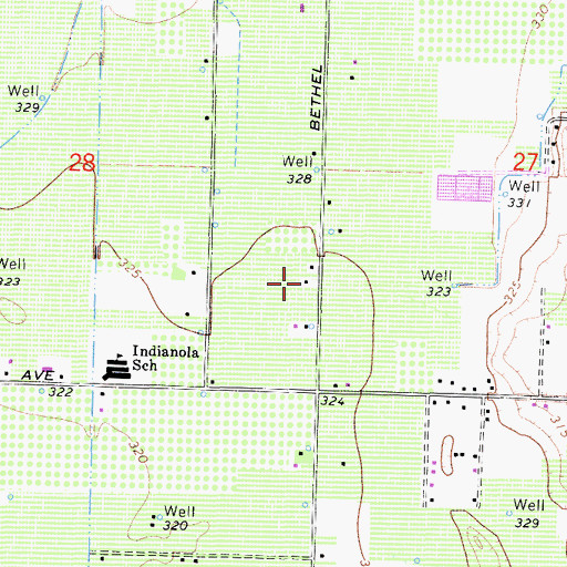 Topographic Map of Fruitvale School (historical), CA