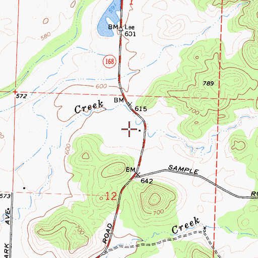 Topographic Map of Letcher (historical), CA