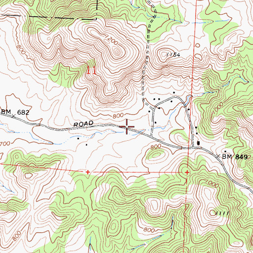 Topographic Map of Millerton School (historical), CA