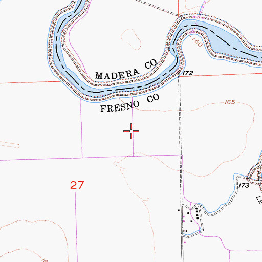 Topographic Map of Mowry Lake (historical), CA