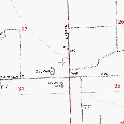 Topographic Map of New Hope School (historical), CA