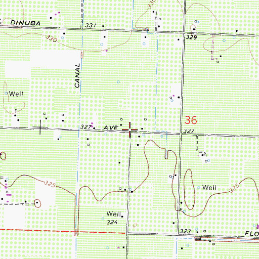 Topographic Map of Ross School (historical), CA