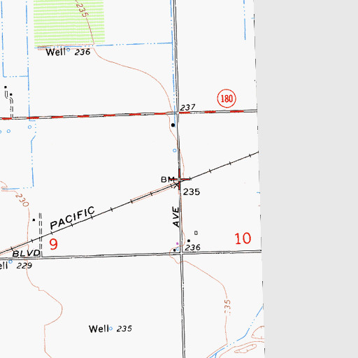 Topographic Map of Rugg (historical), CA